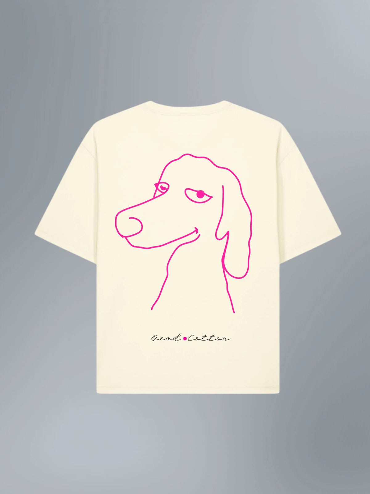 T-shirt You Think You Own Me Crème — dos